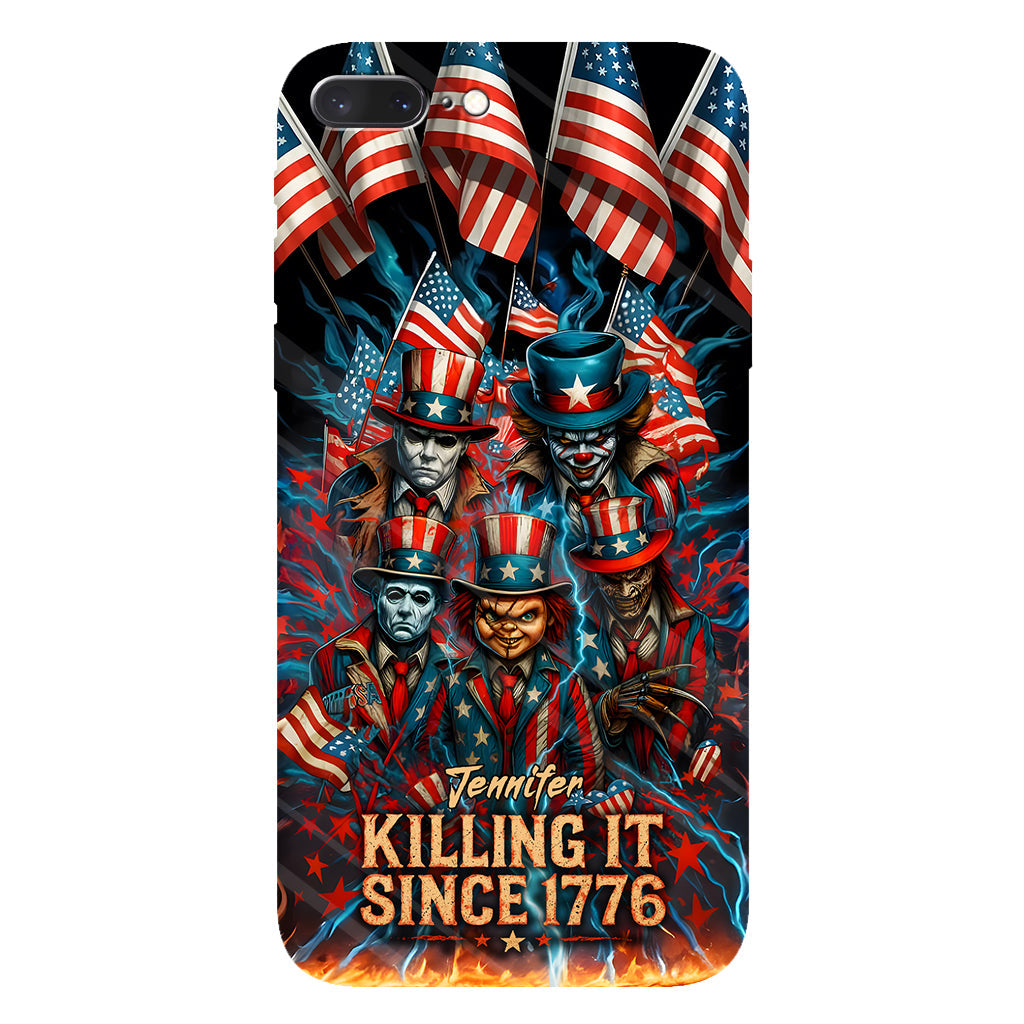 Killing It Since 1776 - Personalized Full Print Phone Case