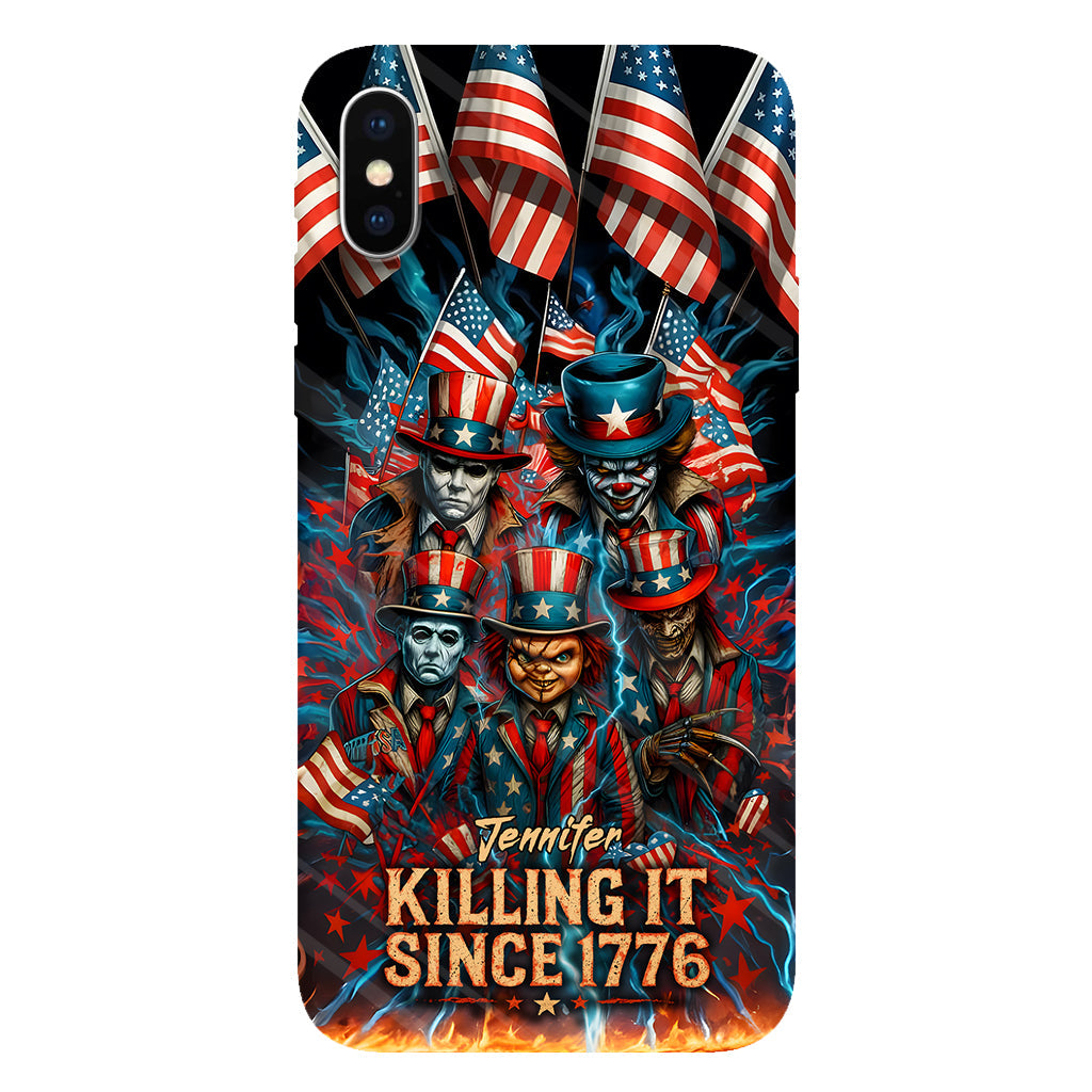 Killing It Since 1776 - Personalized Full Print Phone Case