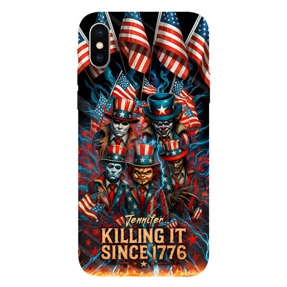 Killing It Since 1776 - Personalized Full Print Phone Case
