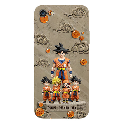 Strong Papa - Personalized Seven Balls Full Print Phone Case