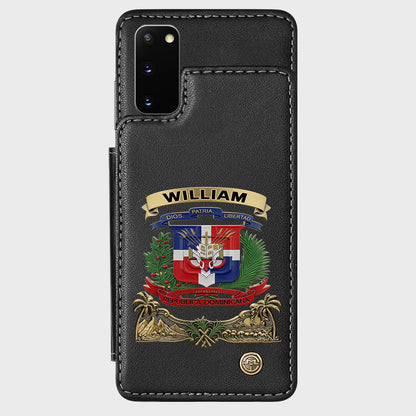 Proud Dominican - Personalized Expats Wallet Phone Case