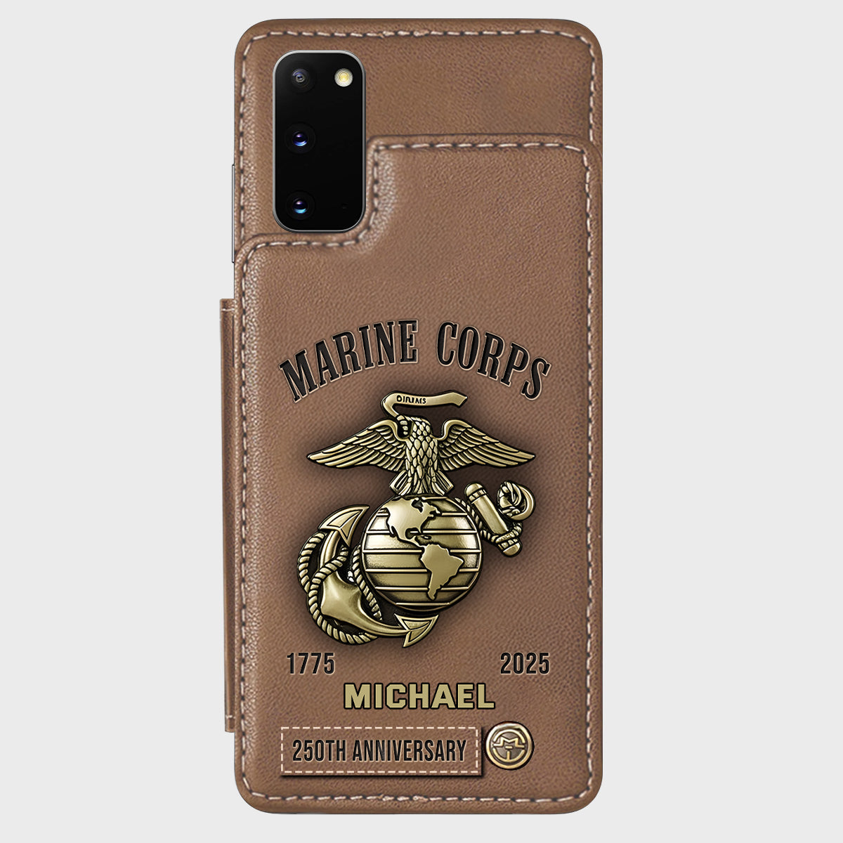 250th Anniversary - Personalized Veteran Wallet Phone Case