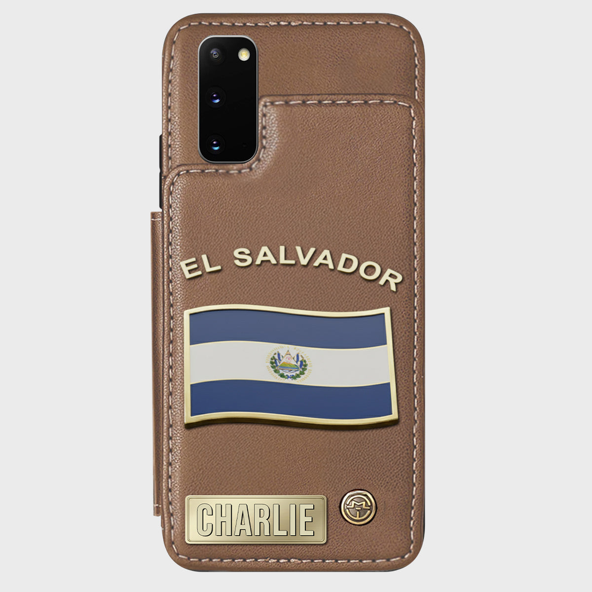 Proud El Salvador - Personalized Expats Wallet Phone Case