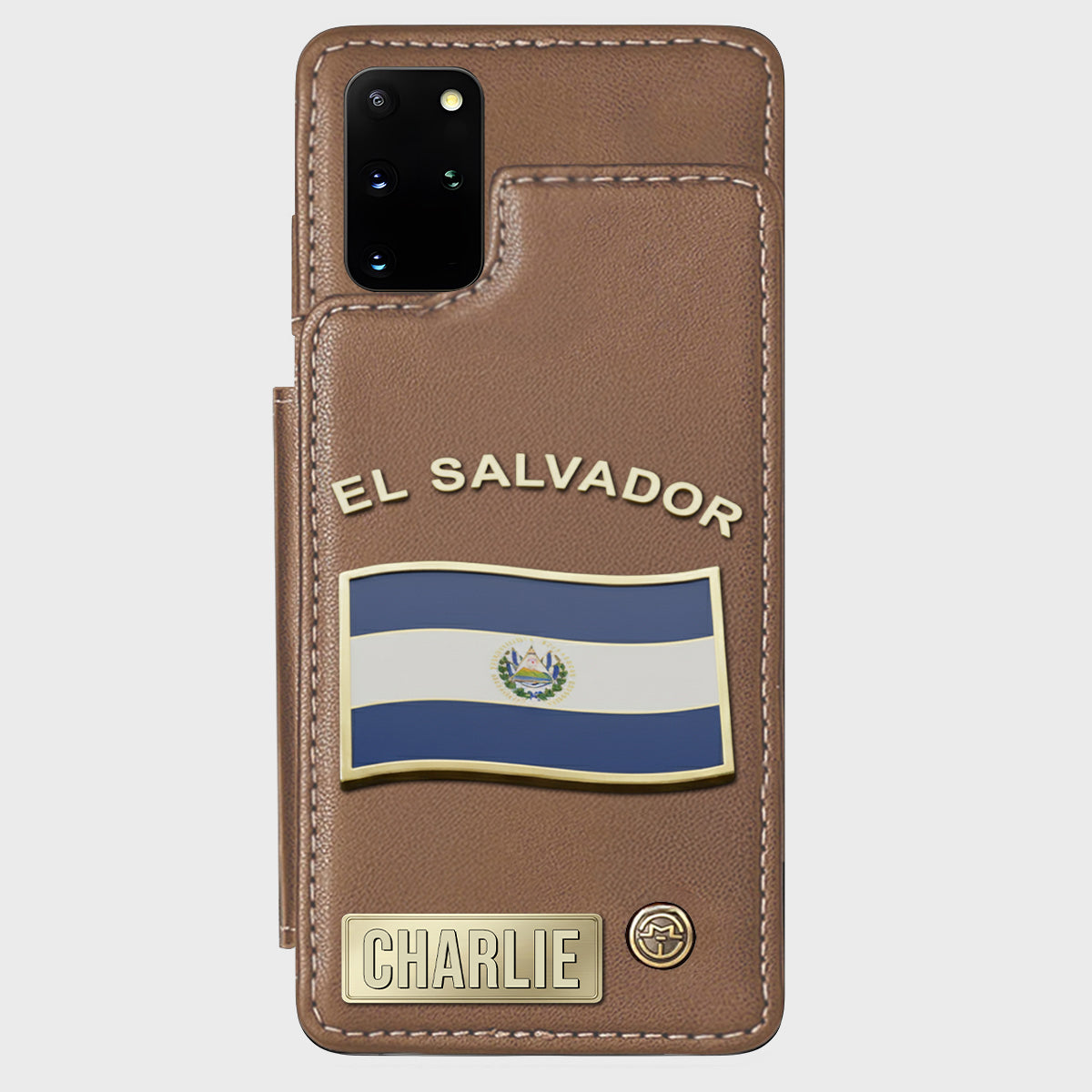 Proud El Salvador - Personalized Expats Wallet Phone Case
