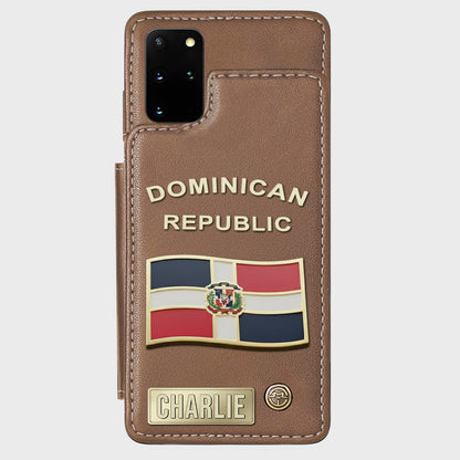 Proud Dominican - Personalized Expats Wallet Phone Case