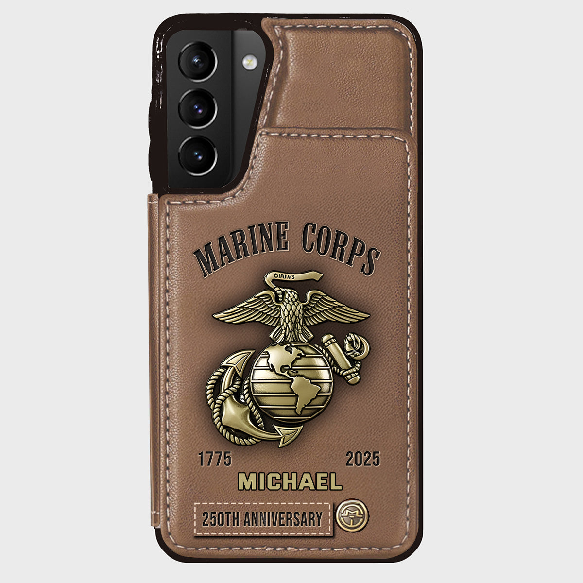 250th Anniversary - Personalized Veteran Wallet Phone Case