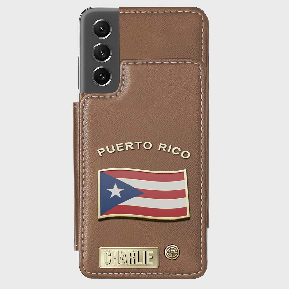 Proud Puerto Rico - Personalized Expats Wallet Phone Case