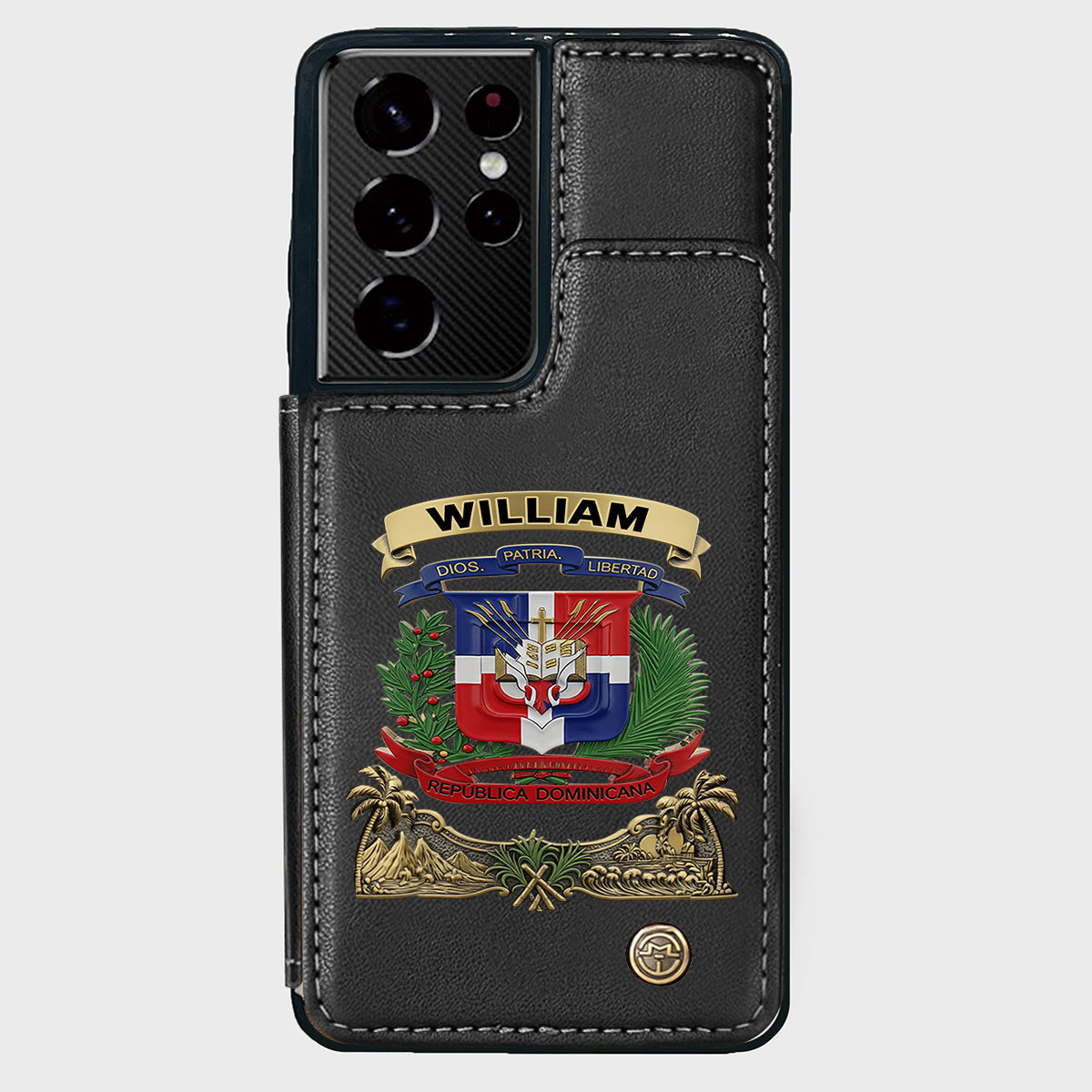 Proud Dominican - Personalized Expats Wallet Phone Case