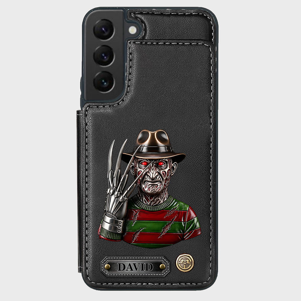 Scary Halloween - Personalized Horror Character Wallet Phone Case
