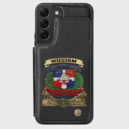 Proud Dominican - Personalized Expats Wallet Phone Case