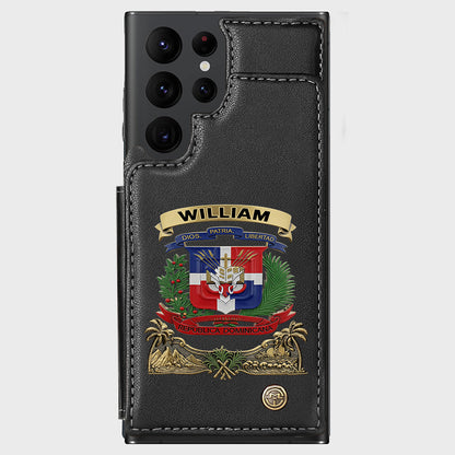 Proud Dominican - Personalized Expats Wallet Phone Case