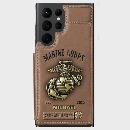 250th Anniversary - Personalized Veteran Wallet Phone Case