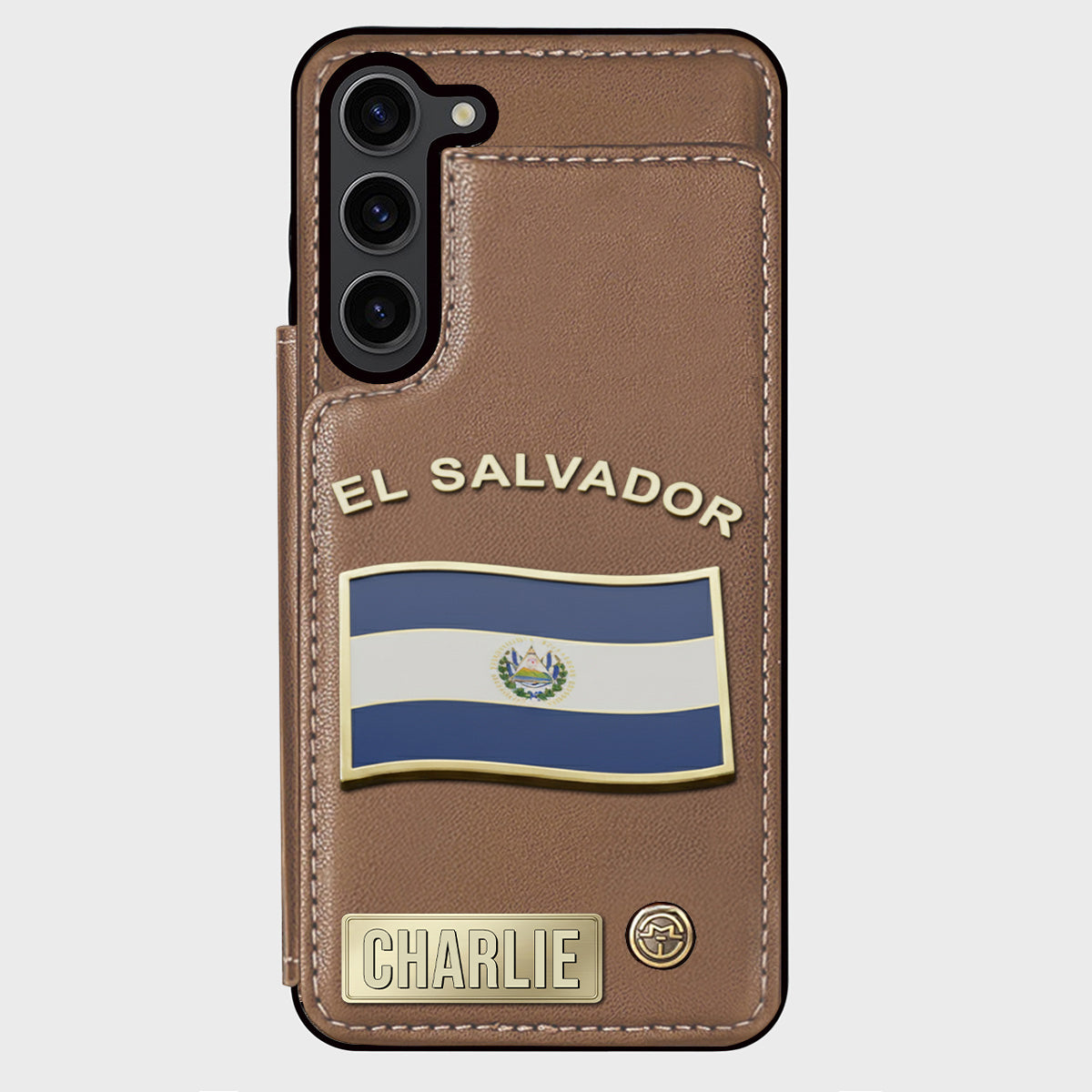 Proud El Salvador - Personalized Expats Wallet Phone Case