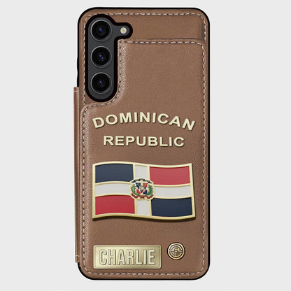 Proud Dominican - Personalized Expats Wallet Phone Case