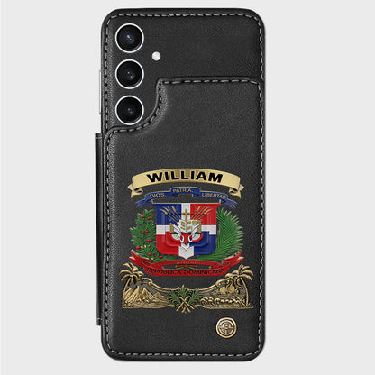 Proud Dominican - Personalized Expats Wallet Phone Case