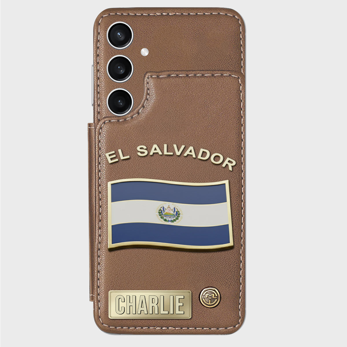 Proud El Salvador - Personalized Expats Wallet Phone Case