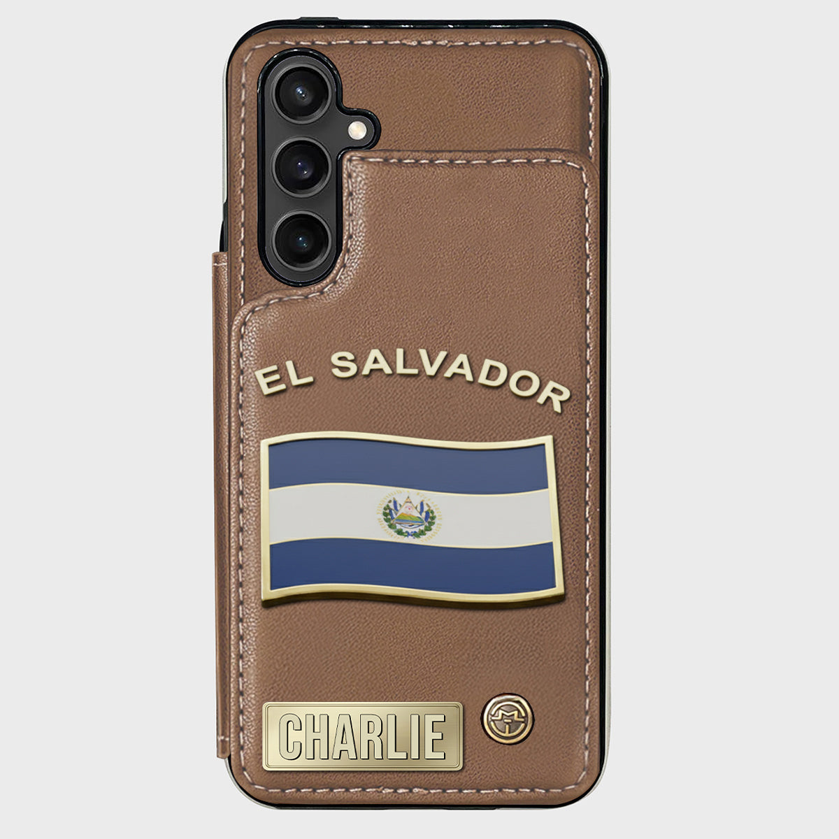 Proud El Salvador - Personalized Expats Wallet Phone Case