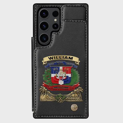 Proud Dominican - Personalized Expats Wallet Phone Case