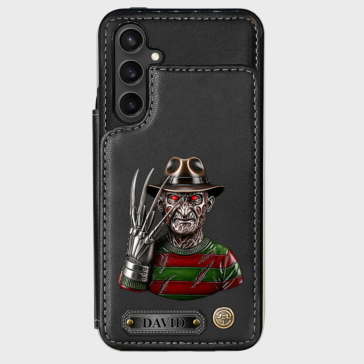Scary Halloween - Personalized Horror Character Wallet Phone Case