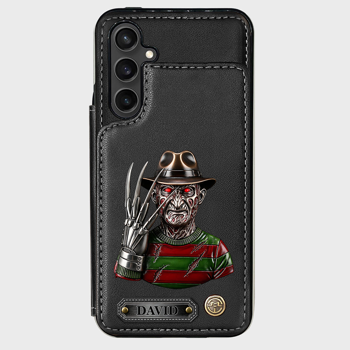 Scary Halloween - Personalized Horror Character Wallet Phone Case