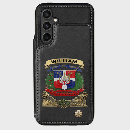 Proud Dominican - Personalized Expats Wallet Phone Case