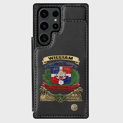 Proud Dominican - Personalized Expats Wallet Phone Case