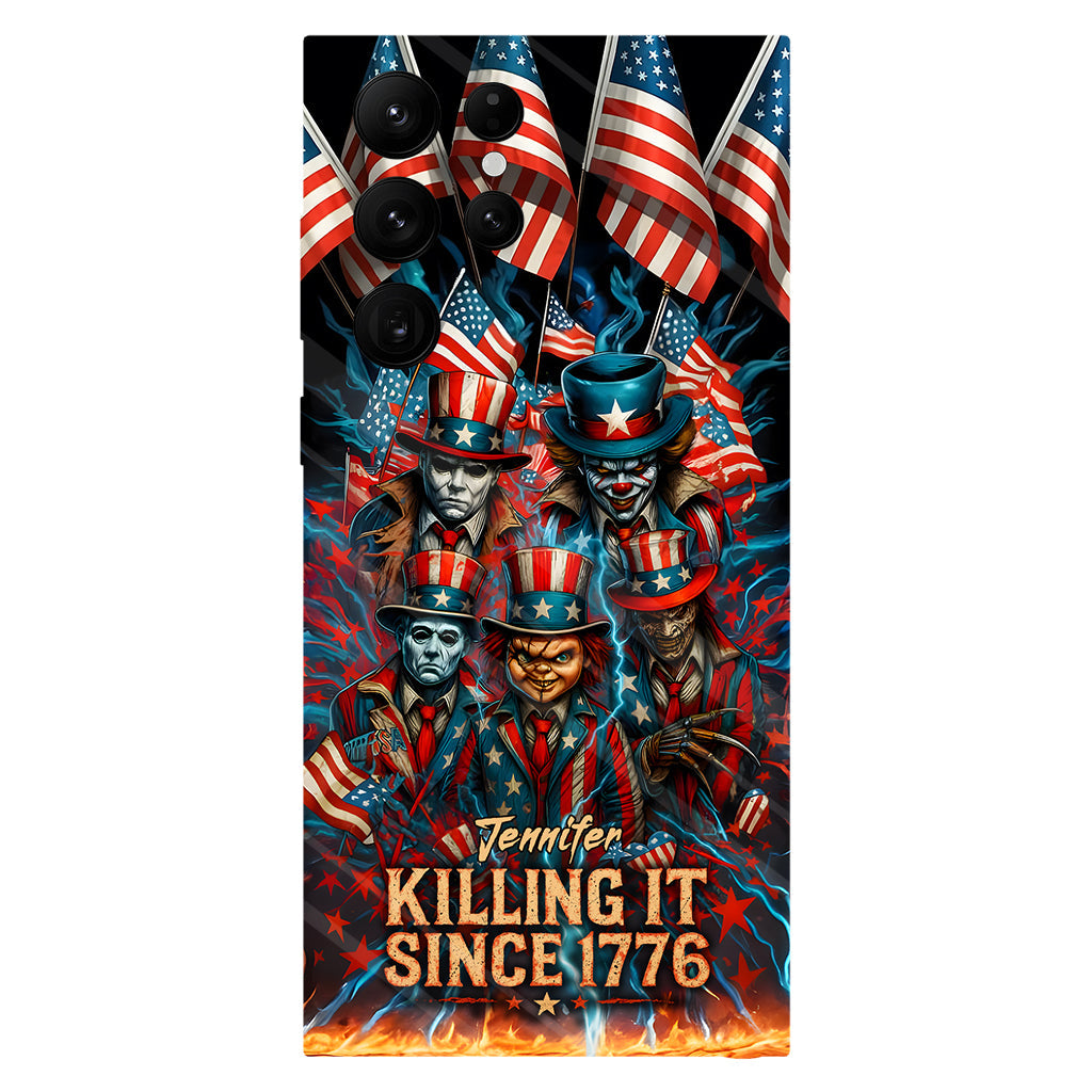 Killing It Since 1776 - Personalized Full Print Phone Case