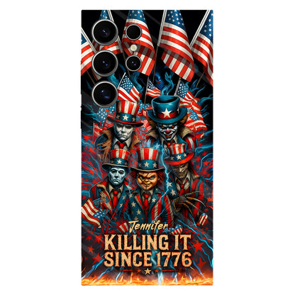 Killing It Since 1776 - Personalized Full Print Phone Case