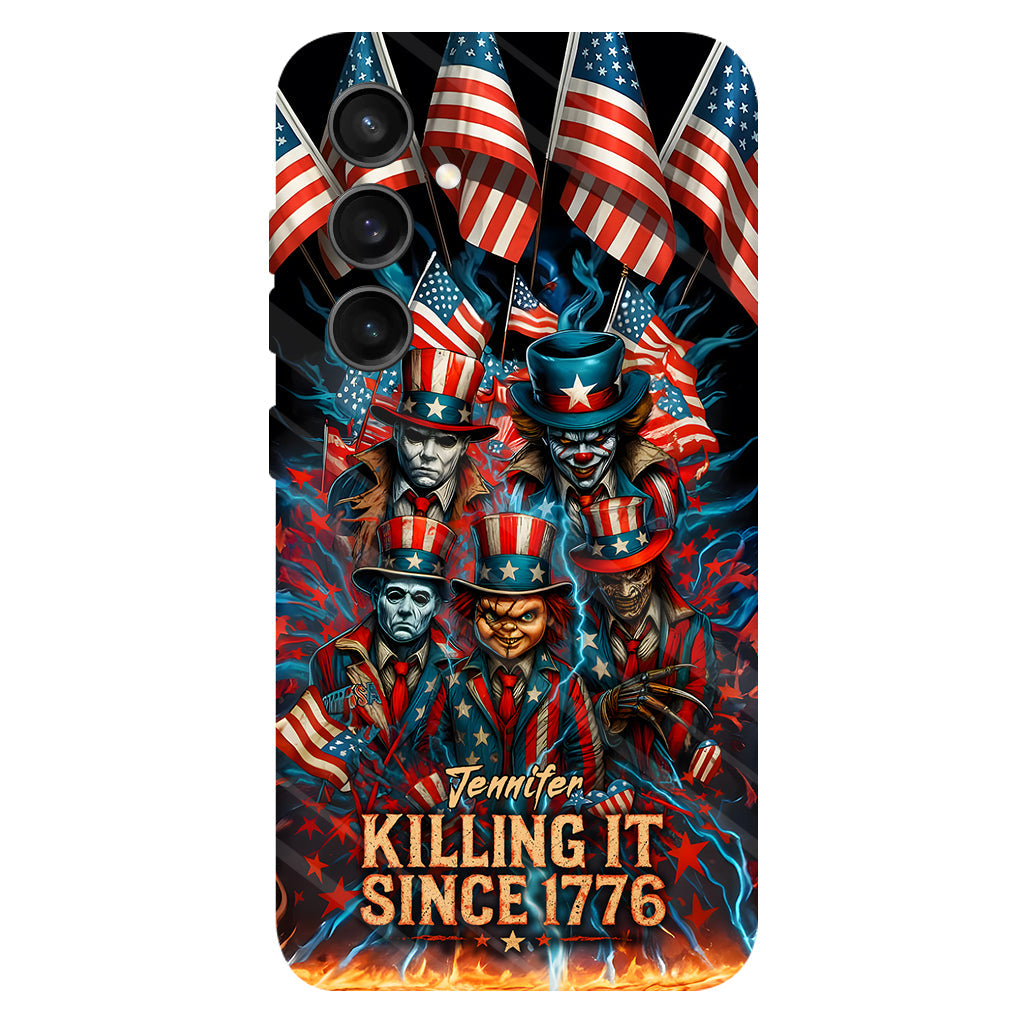 Killing It Since 1776 - Personalized Full Print Phone Case