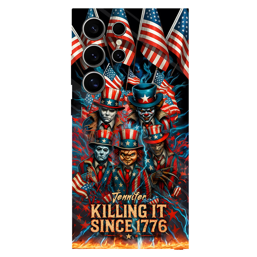 Killing It Since 1776 - Personalized Full Print Phone Case