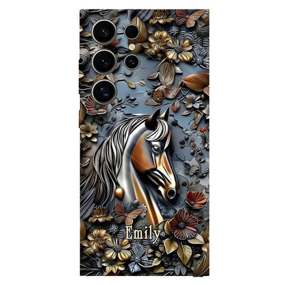 Stunning Horse - Personalized Horse Full Print Phone Case