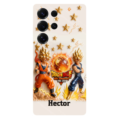40th Anniversary - Personalized Seven Balls Full Print Phone Case