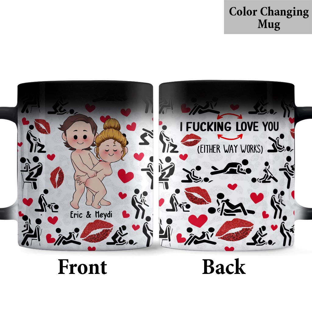 I Love You - Personalized Couple Blanket