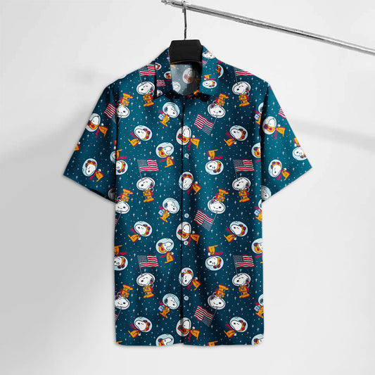 Aloha White Dog Hawaiian Shirt 0224