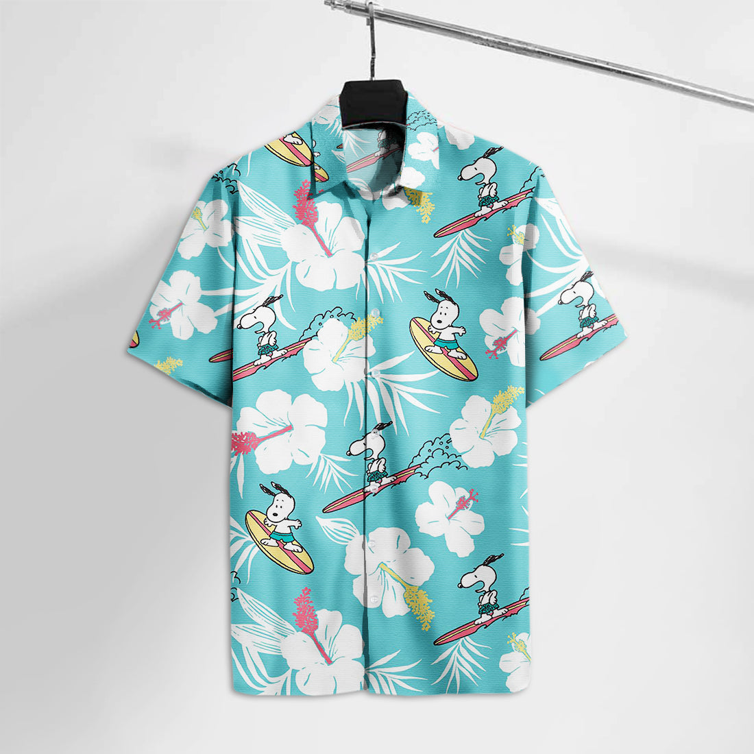 Aloha White Dog Hawaiian Shirt 0224