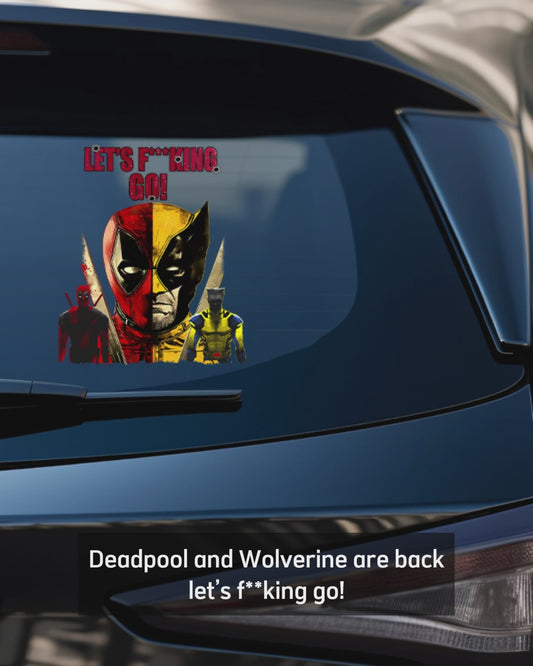 Let's F**king Go - The Psychopath Decal Full