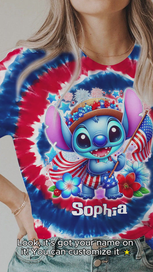 Cute Mouse 4th Of July - Personalized Ohana All Over Shirt
