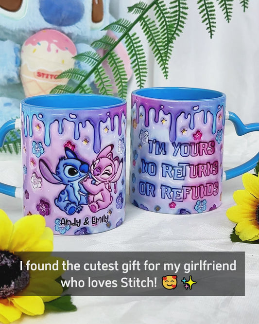 I'm Yours - Personalized Ohana Heart Handle Mug
