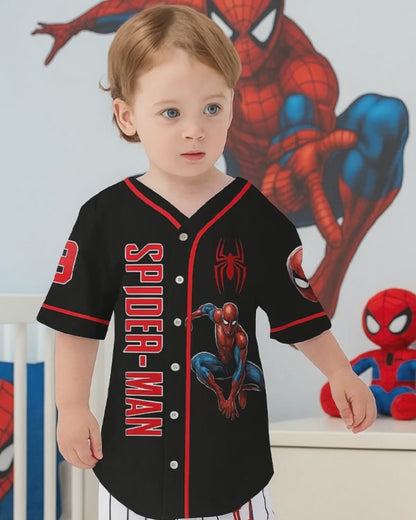 Super Kids - Personalized Kid Baseball Jersey