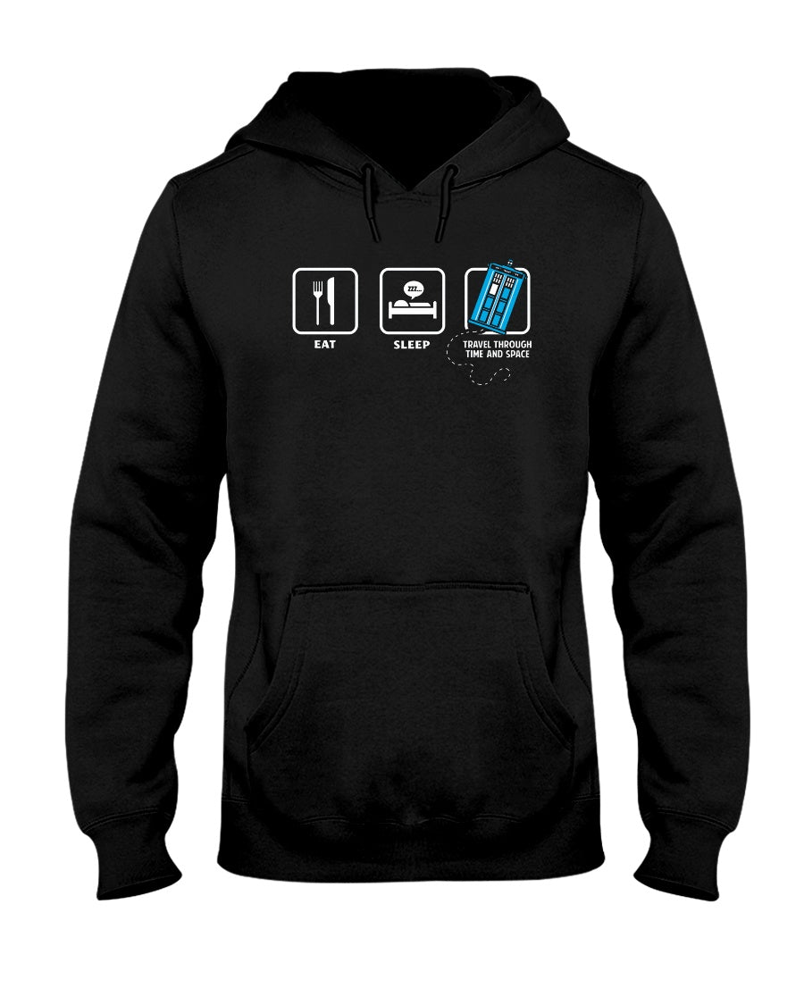 Eat Sleep Travel - T-shirt and Hoodie 1122