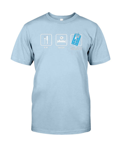 Eat Sleep Travel - T-shirt and Hoodie 1122