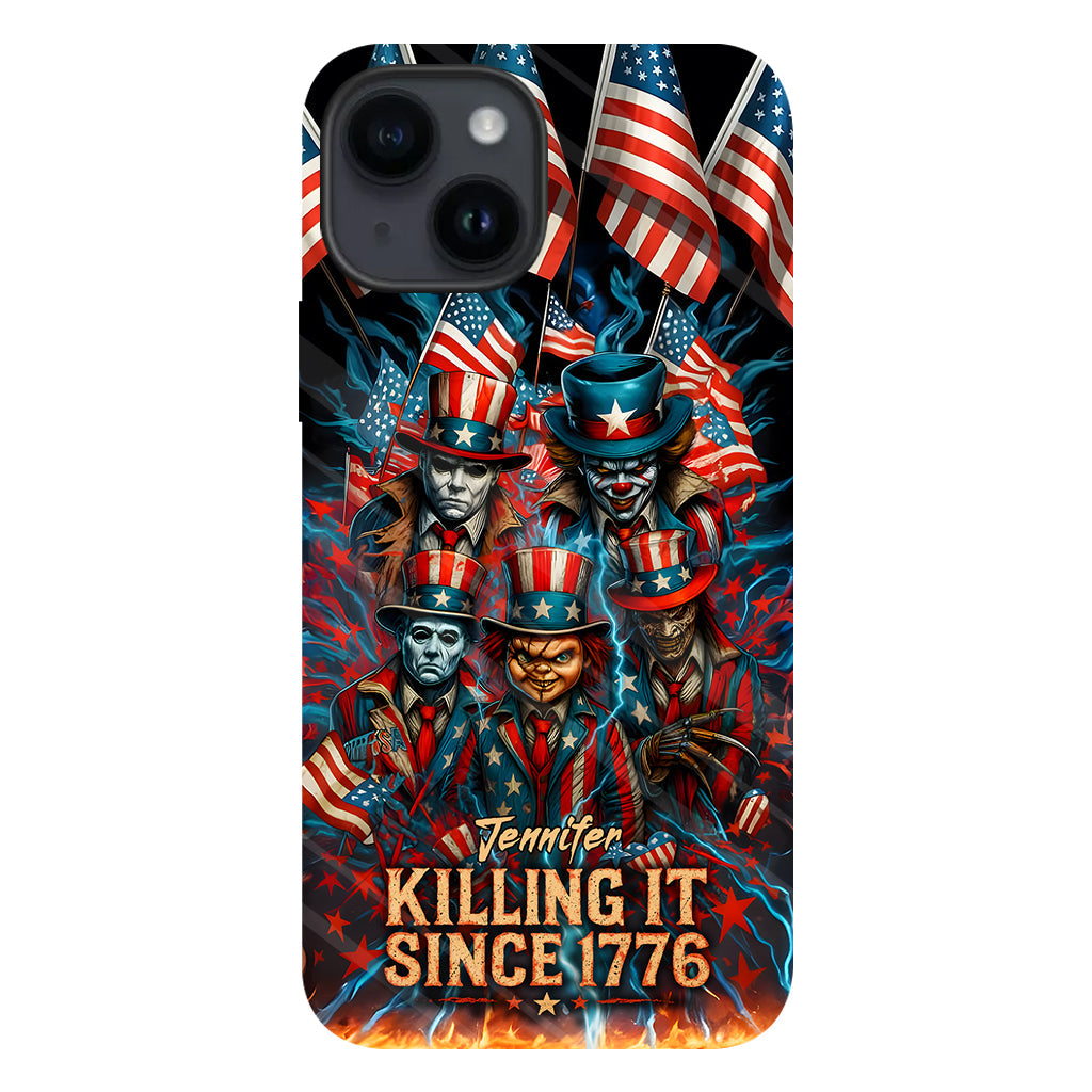 Killing It Since 1776 - Personalized Full Print Phone Case