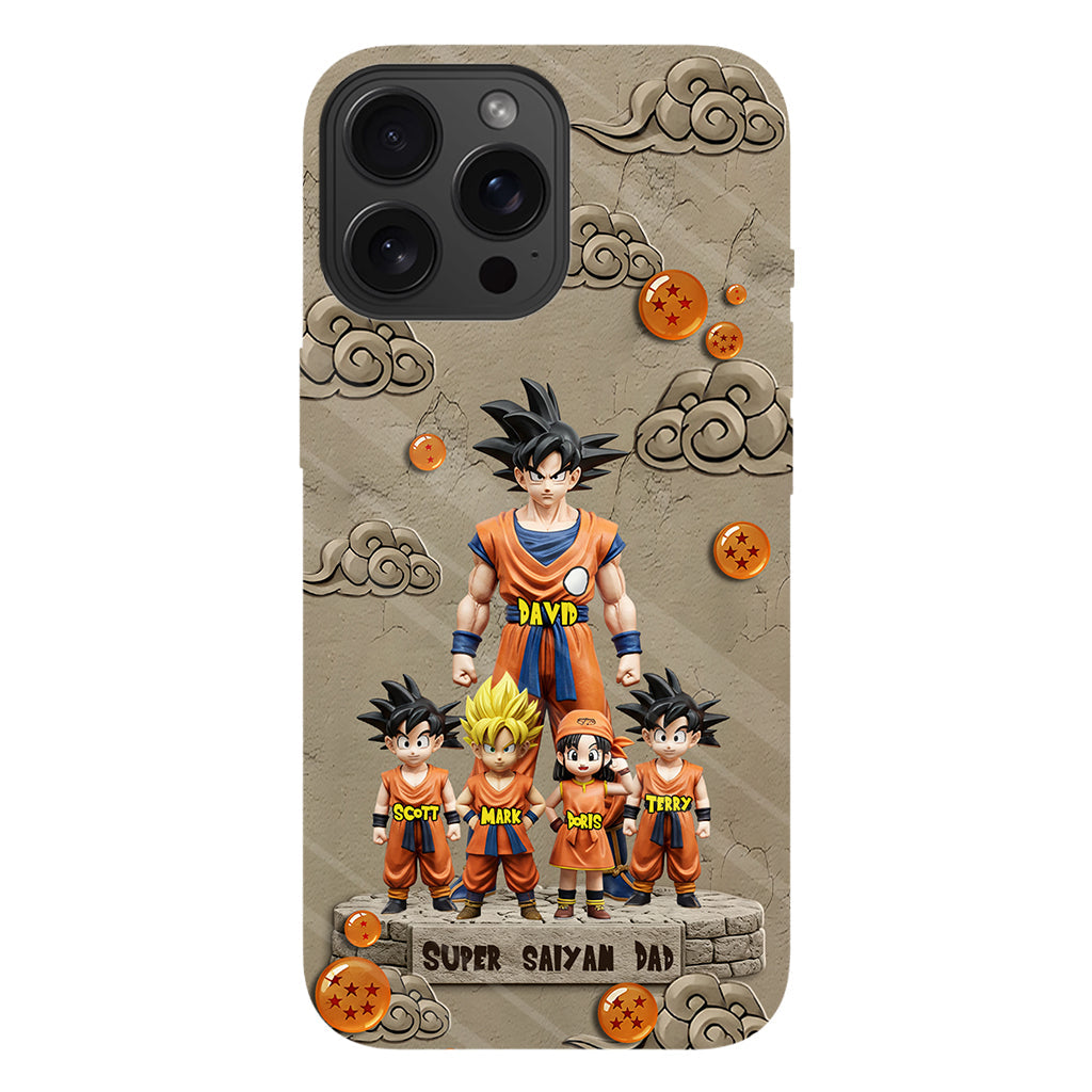 Strong Papa - Personalized Seven Balls Full Print Phone Case