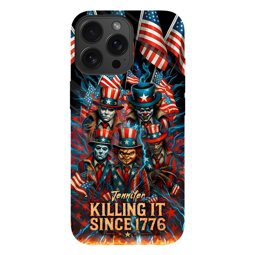 Killing It Since 1776 - Personalized Full Print Phone Case