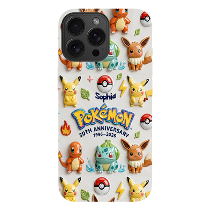 30th Anniversary - Personalized Monster Trainer Full Print Phone Case