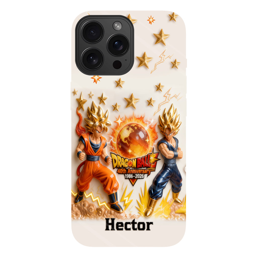 40th Anniversary - Personalized Seven Balls Full Print Phone Case