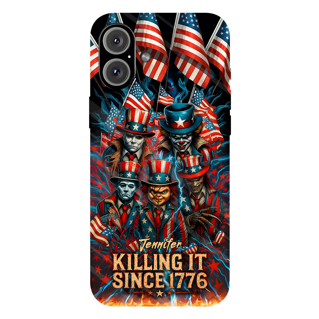 Killing It Since 1776 - Personalized Full Print Phone Case