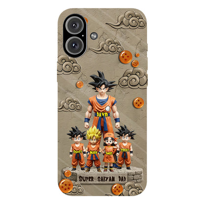 Strong Papa - Personalized Seven Balls Full Print Phone Case