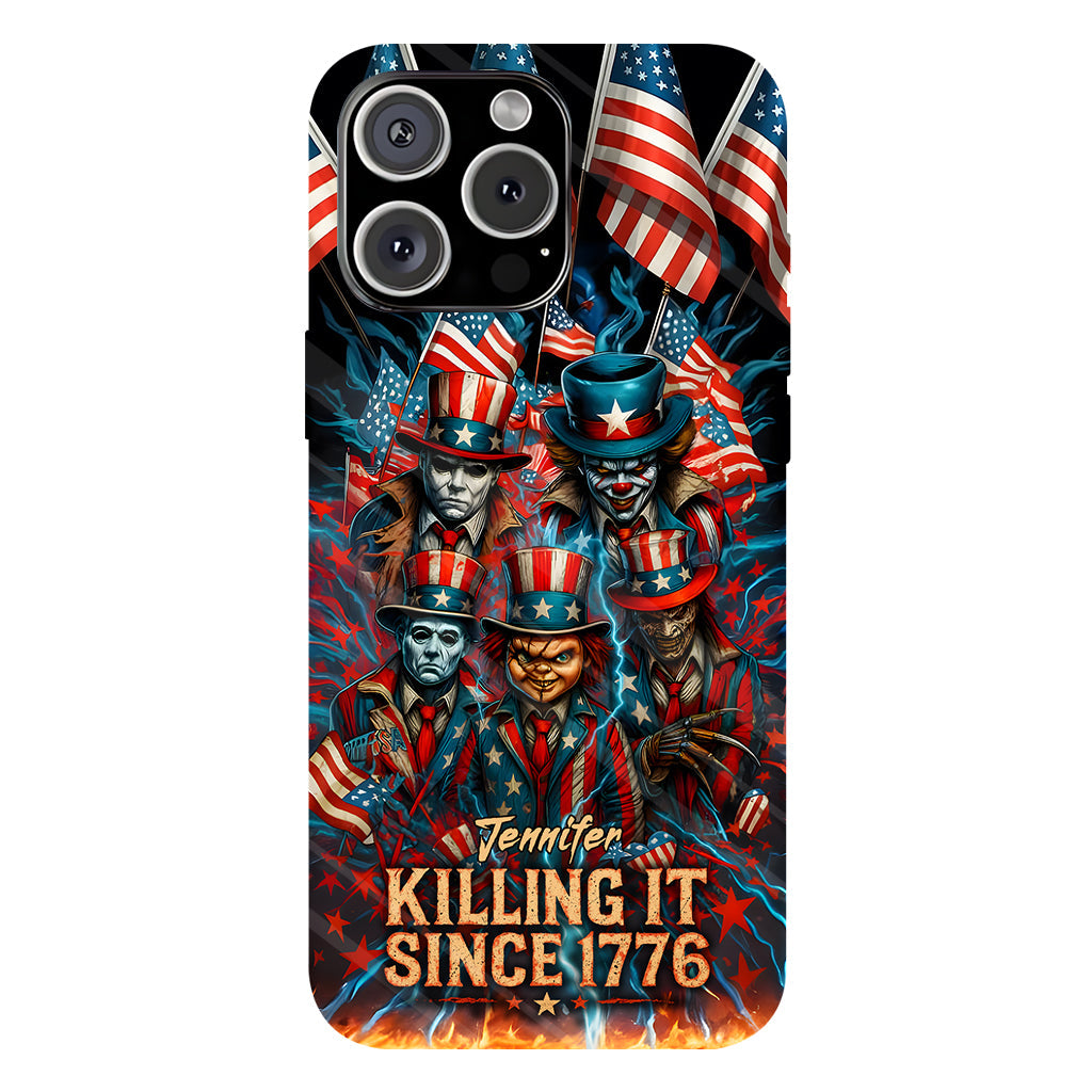 Killing It Since 1776 - Personalized Full Print Phone Case