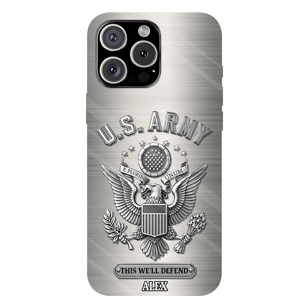 This We'll Defend - Personalized Veteran Full Print Phone Case